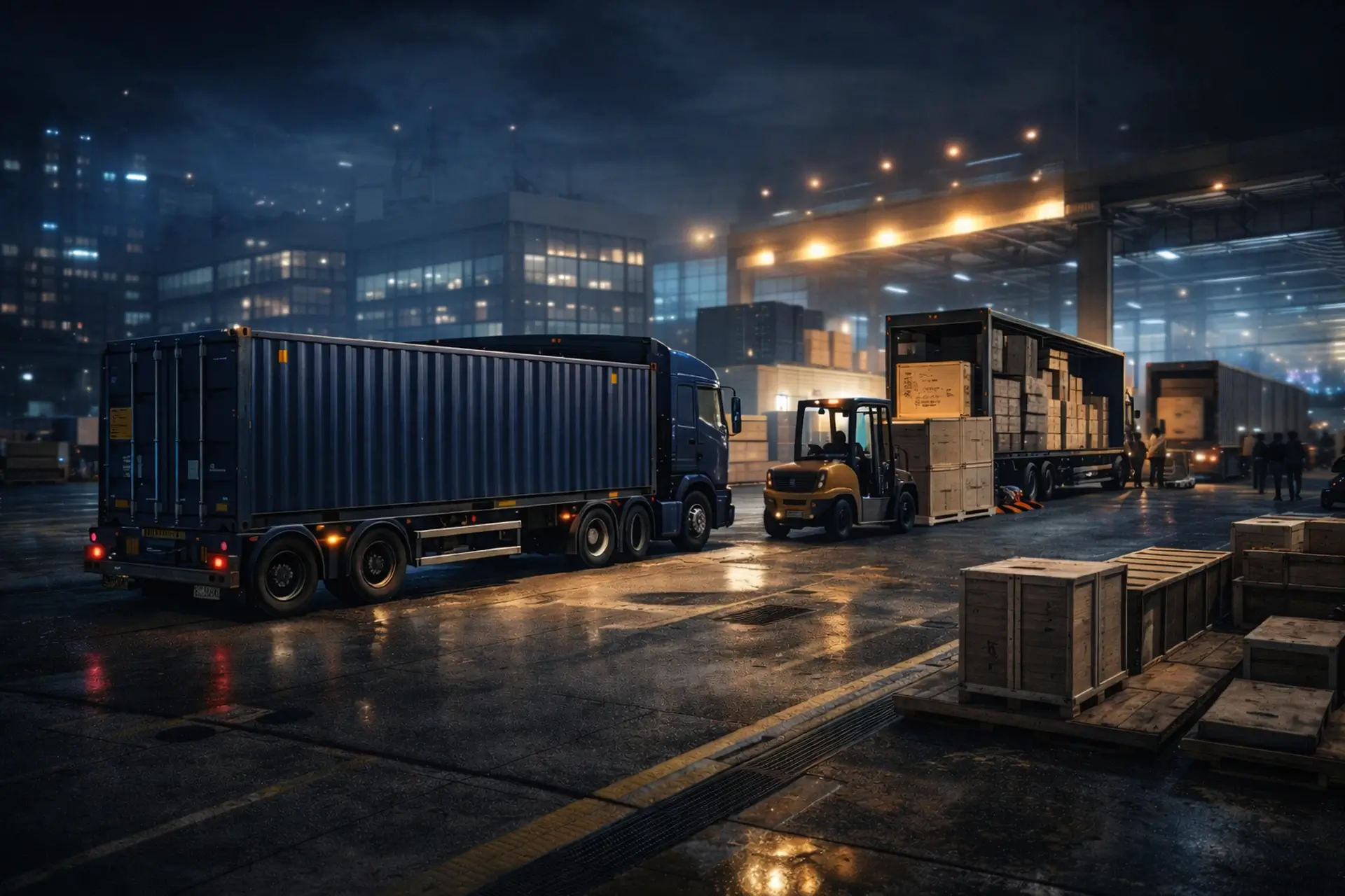 Global Logistics phase - international exhibition shipping and customs
